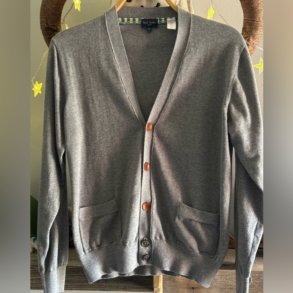 Women’s Gray Cardigan Sweater